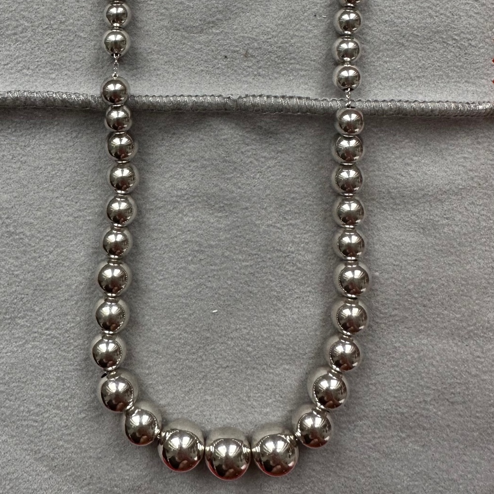 Tiffany's Graduated Ball Necklace